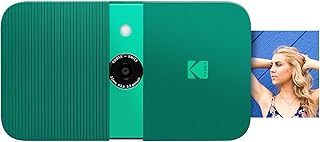 Digital instant camera codek smile - 10MP valve camera with 2x3 zinc printer, fixed focus monitor, automatic flash and photo editing - green.. DIAYTAR NIGERIA brings quality products to every corner of Nigeria at prices everyone can afford.
