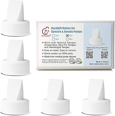 5 valves with compatible duck pills from Ninenslope for Medela Spectra S1 Spectra S2 and Medela Instyle Note the original Spectra S2 pump replaces the Spectra Duck pill valve and the Duck Duck Valve.. DIAYTAR NIGERIA makes quality accessible with our extensive catalog and competitive delivery rates.