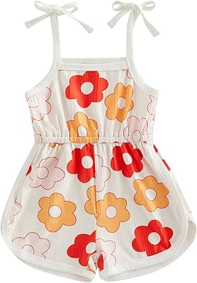 Baby girl clothing, floral print barrot, straps, sleeveless, bare back, body a piece, summer outfit.. Shop from anywhere in Nigeria and receive your DIAYTAR purchases at affordable prices within a week.