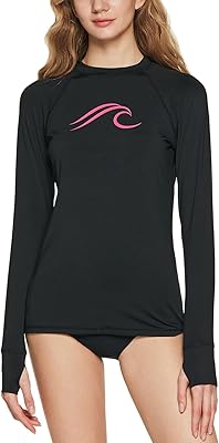 Athleo long sleeve surf shirt for woman upf 50+ rash guard.. Discover endless possibilities with DIAYTAR NIGERIA's comprehensive selection and reliable shipping.