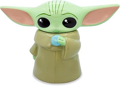 Star Wars: The Mandalorian Growu The Child 13 "Ceramic cookie stove with cover | Kitchen storage for snacks.. Discover endless possibilities with DIAYTAR NIGERIA's extensive product range and affordable shipping.