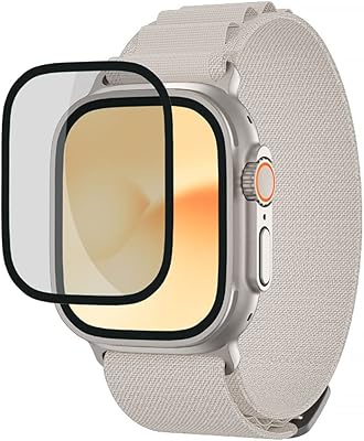 Incredible tempered glass screen protector for Apple Watch Ultra (49 mm) with easy installation tray - Complete cover.. Experience hassle-free shopping with DIAYTAR NIGERIA's user-friendly platform and prompt delivery service.