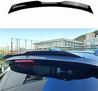 Rear carbon fiber rear fin and plastic ABS with shiny black appearance for the rear roof of the Audi Q3 2013-2018.. DIAYTAR NIGERIA connects you with thousands of products at competitive prices, delivered within a week.