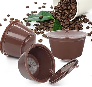 Rechargeable coffee capsules with Grital Dolce Gusto filter with spoon and brush - Lot of 4.. Shop with purpose at DIAYTAR NIGERIA and receive quality products at budget rates within 8 days.