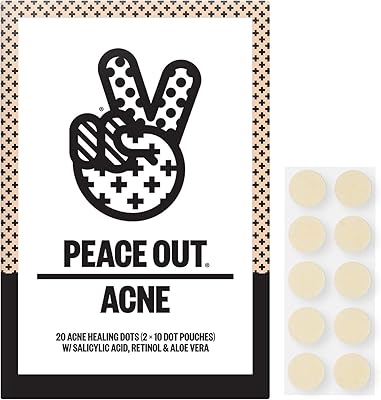Peace out skin care against acne spots. Anti-acne hydrocolloid patches with salicylic acid and vitamin A to quickly eliminate imperfections (20 spots).. Shop with purpose and save with DIAYTAR NIGERIA's extensive platform and nationwide delivery service.