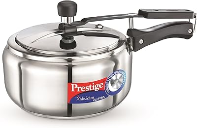Prestige stainless steel pressure cooker - 3.5 liters, silver.. Shop smarter with DIAYTAR Nigeria — from household essentials to electronics, we have everything you need. Plus, our delivery is fast, secure, and arrives between 5 and 8 days.