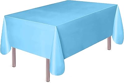 Plastic tablecloth for rectangular table size 54 "x 72" disposable tablecloth for wedding gifts.. Shop with purpose at DIAYTAR NIGERIA and receive your purchases at unbeatable prices within the week.