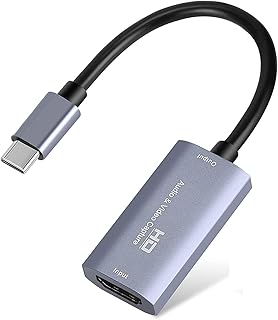 4K video capture card, audio capture card for game capture, HDMI capture card to USB C for Mac OS teaching recording, game capture card with C USB C to modify PS 4, Switch, Xbox, Live Game.. Your complete shopping companion, DIAYTAR NIGERIA offers extensive selection delivered within the week.