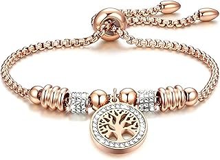 Tree bracelets, pink gold plated bracelet for women, extensible multilayer crystal bracelet.. Shop confidently with Nigeria's most trusted e-commerce platform, offering swift and affordable delivery.