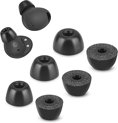 Memory foam tips compatible with the Galaxy Buds 2 Pro - 3 Sizes of replacement foam for Galaxy Buds 2 Pro (Black).. Experience budget-friendly shopping at DIAYTAR NIGERIA, Nigeria's premier online marketplace with quick delivery.