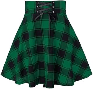 School style skirt for women Summer checkered skirt for mini-skirt high mini-mini-skirt with relaxed street, canned gray, small.. Shop with confidence at DIAYTAR NIGERIA, offering extensive product variety with nationwide delivery.