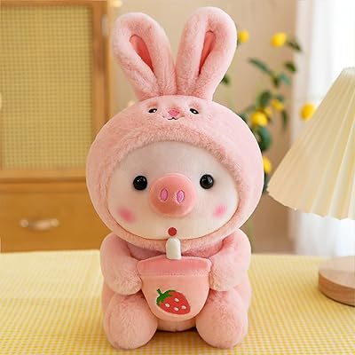 Early supply 9.8 "plush pig, plush rabbit, cartoon doll, birthday gift for boys and girls, home decoration.. Your digital shopping companion, DIAYTAR NIGERIA offers unmatched value with nationwide shipping.