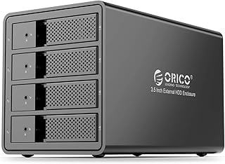 Hard drive housing in ORICO aluminum Alloy Alloy 4 Places USB 3.0 to SATA 3.5 "(4x16 TB) with fan/150 W/USB data storage - 9548U3.. Discover why DIAYTAR NIGERIA is the smart shopper's choice for affordable products delivered nationwide.