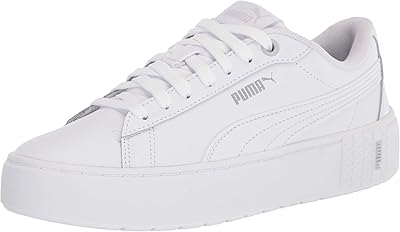Puma Smash Platform 2 sneakers for women, white silver, 0.. DIAYTAR NIGERIA delivers value, variety, and convenience with our nationwide 5-8 day shipping.