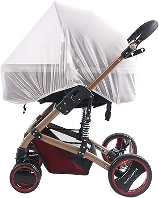 Delfino mosquito net for wheelchair, 3 pieces, mosquito net, machine washable, elastic and breathable - for high chairs, strollers, beds (white).. Nigeria's favorite online shopping platform, DIAYTAR offers unbeatable prices and delivery within a week.