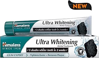 Himalayan ultra -whitening plant -based toothpaste with activated coconut charcoal which gives 3 shades of whiter teeth in 2 weeks - 75 ml.. DIAYTAR Nigeria — the online store where variety meets value.
