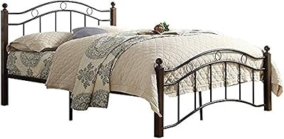 An ordinary metal bed from the AFT company, adapted to both sexes, black color - simple size.. Shop with purpose at DIAYTAR NIGERIA and receive your purchases at unbeatable prices within the week.