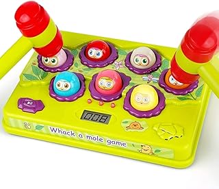 Interactive game Pound a Mall, children's games, bright musical toy, early development toy, funny gift for boys and girls of 2, 3, 4 and 5 years old, includes 2 flexible hammers.. The best online shopping experience in Nigeria — DIAYTAR delivers it all.