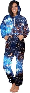 Long sleeve pajamas 3D printed for women and men with adult hood.. DIAYTAR NIGERIA: Where value meets variety with reliable nationwide delivery in under 8 days.