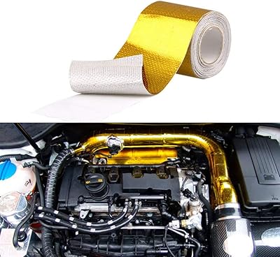 Thermal insulation ribbon in aluminum leaf, ribbon reflecting heat, self-adhesive thermal insulation tape resistant to heat for pipe and automatic use 2 "x 32.8 feet.. Your complete e-commerce solution, DIAYTAR NIGERIA offers variety and value with nationwide shipping.