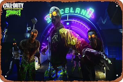 Shvieiaart Cod Infinite Warfare Zombies In Spaceland Game Poster Games Metal Plate For Gaming Rooms, Video Game Decoration, Player Gifts, Player Gifts, Gift for Him, 8 X 12 Inch Wall Decoration.. DIAYTAR NIGERIA: Where quality meets affordability, with thousands of products delivered in less than 8 days.