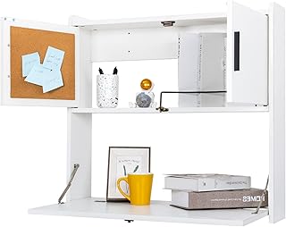 Artethys Wall Office Arthys Multifunctional foldable laptop, writing workstation with storage compartments, space gain for home office.. DIAYTAR NIGERIA makes online shopping accessible with our budget-friendly prices and reliable shipping.