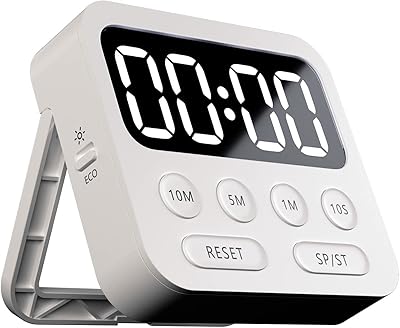 Kitchen timer, magnetic digital chronometer with large LED screen and adjustable volume for kitchen, exercise and pastry, timer for children's rooms.. DIAYTAR NIGERIA: Your affordable gateway to thousands of products delivered promptly nationwide.