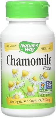 Camomile flowers Nature's Way, 100 vegetarian capsules.. Experience the joy of discovery with DIAYTAR NIGERIA's vast catalog and nationwide affordable delivery.