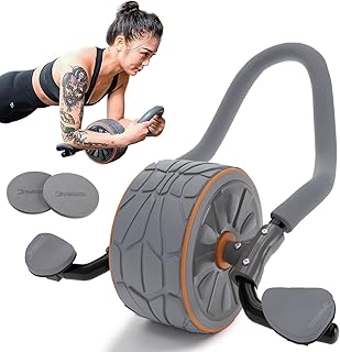 DMOOSE AB Roller Wheel, abdominal training equipment for abdominal and basic strength training, abdominal wheel roll for basic training, home gym, abdominal machine with kneery for home training and home gymnastics accessories (gray).. Looking for quality and speed? You’ll find both at DIAYTAR Nigeria.