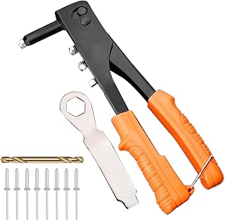9.5 -inch robust riveter machine kit with rivets, double -headed helicoid forest and head key for metal work and other DIY projects.. Discover the convenience of DIAYTAR NIGERIA's vast e-commerce platform with delivery in just 5-8 days.