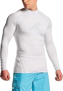 Long sleeve swimsuit Athleo for men upf 50+ Rash Guard, suitable for beach and surfing.. Your shopping needs fulfilled through DIAYTAR NIGERIA's extensive selection and nationwide delivery.
