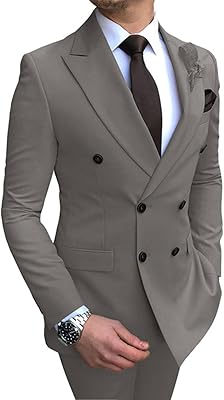 Fashion Peak Set of Smoking Costume For Men with Double Bouting and Reverse For Wedding Ball, 2 pieces.. Shop without boundaries at DIAYTAR NIGERIA, offering affordable products with convenient delivery times.