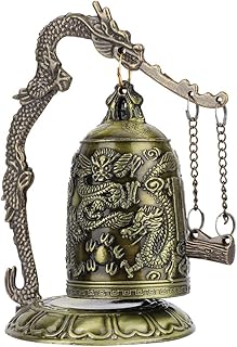 Unique Buddhist bell ornament in high quality cast iron, bronze dragon lock, interior decoration collection.. Browse endless categories on DIAYTAR Nigeria — your items delivered in just days.