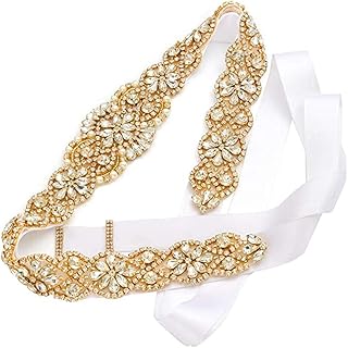 ZIUMUDY Wedding belt belt belt made by hand pearls for dresses for dresses.. With DIAYTAR Nigeria, shopping online is easy, affordable, and fast.