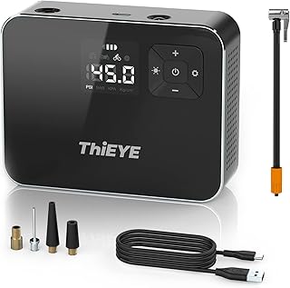Portable tire inflator Thie 120 psi, wireless tire pump with digital and light LCD screen, mini electric air compressor for car, motorcycle, truck, balloon.. DIAYTAR NIGERIA delivers more than products - we deliver affordable shopping satisfaction nationwide.