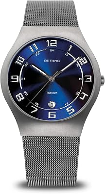 Behring analog quartz watch for men with stainless steel bracelet 11937-078, gray, classic.. DIAYTAR NIGERIA connects you with what you need at prices you'll love, delivered within 8 days.