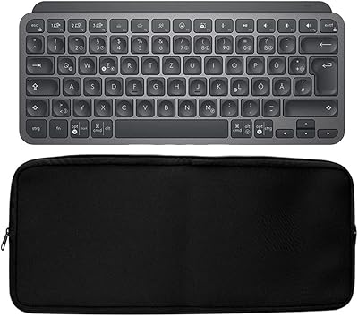 CroForbee Portable storage case for wireless keyboard logitech MX Mini K380 Travel transport bag Waterproof protective case (case only).. Your ultimate shopping destination, DIAYTAR NIGERIA combines extensive selection with affordable shipping.