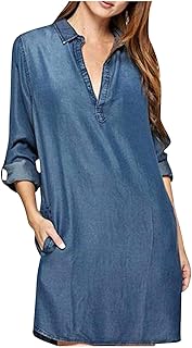 Mid-length in vintage jeans in reverse and V-collar for women.. Make shopping fun and stress-free with DIAYTAR Nigeria.