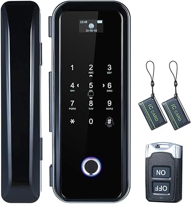 Golsky Smart FingerPrint Glass Door Lock 4 Ways Unlock Intelligent Voice Navigation System, Anti-Siflet and Anti-Decoding Remote Tactile Tipper and right-wing touch screen.. DIAYTAR Nigeria: Discover more, spend less, and enjoy delivery within 5–8 days.