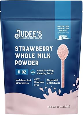 Whole milk powder with goody's 11 oz strawberry - without hormones, gluten or nuts - essential ready to cook, ideal for travel and reconstruction.. Shop from anywhere in Nigeria and receive your DIAYTAR purchases at affordable prices within a week.