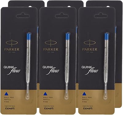 Recharges for fine -point parker ball pen, blue ink, pack of 6.. Why waste time in traffic when you can shop online at DIAYTAR Nigeria? Enjoy convenience, unbeatable prices, and prompt delivery anywhere in Nigeria.