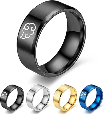 Anime Men Anime Stainless Steel Ring Rings Anime Bijoux Accessories Size 7-12.. DIAYTAR NIGERIA delivers on convenience and affordability with our reliable nationwide shipping.