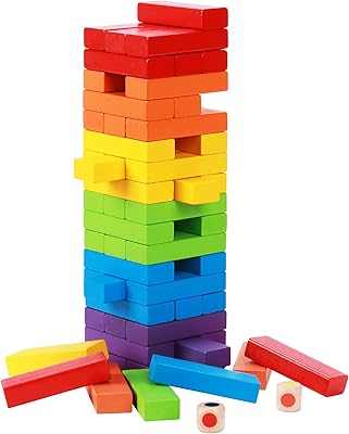 Stackage games stackable in colorful wooden wood for children boys and girls aged 3, 4, 5, 6, 7 and 8 years old with 54 pieces.. Shop across categories at DIAYTAR NIGERIA with the confidence of affordable prices and delivery within 8 days.