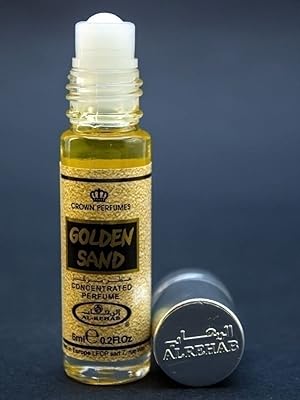 Golden sand - huile de parfum 6 ml (0,2 oz) par al-rehab (crown perfumes).. DIAYTAR NIGERIA combines affordability with convenience, delivering your purchases within 5-8 days.