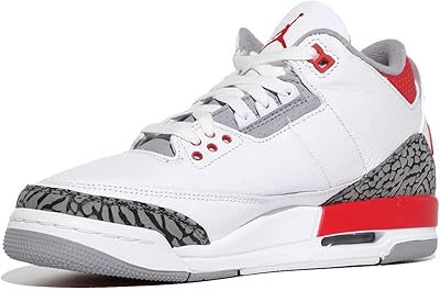 Jordan 3 retro shoes for big children, red fire, white, red fire and black (DM0967 160).. Your complete retail destination, DIAYTAR NIGERIA combines extensive variety with prompt delivery.