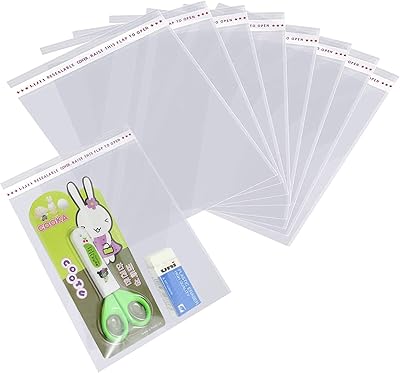 100 self-speculating cellophane bags, transparent packaging bags for pastry and cookies (7 x 12 cm).. DIAYTAR NIGERIA: Simplifying access to thousands of products with affordable nationwide shipping.