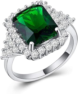 Charhoden Fashion engagement ring for women with zircon stones, silver engagement ring -8, 8, silver plated, cubic zirconia.. Discover a new way to shop with DIAYTAR NIGERIA's comprehensive marketplace and quick delivery options.