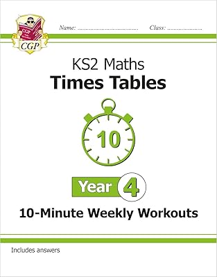 KS2 mathematics: 10 -minute weekly training multiplication tables - Year 4.. Your everyday shopping destination, DIAYTAR NIGERIA offers unbeatable value with quick delivery times.