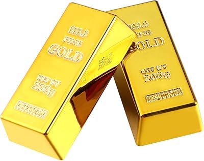 Sosoport 3pcs False Lingots d'Or - Realist gold brick accessory for a pirate festive gift gift.. DIAYTAR NIGERIA brings affordable shopping to every Nigerian home with delivery in just 5-8 days.