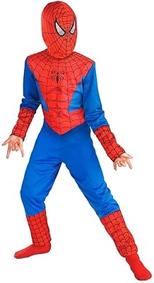 Halloween costume Dorsa Mind Masala Spiderman, perfect superhero dress in polyester for children, size M.. Discover unbeatable variety on DIAYTAR Nigeria — shop today, delivered this week.